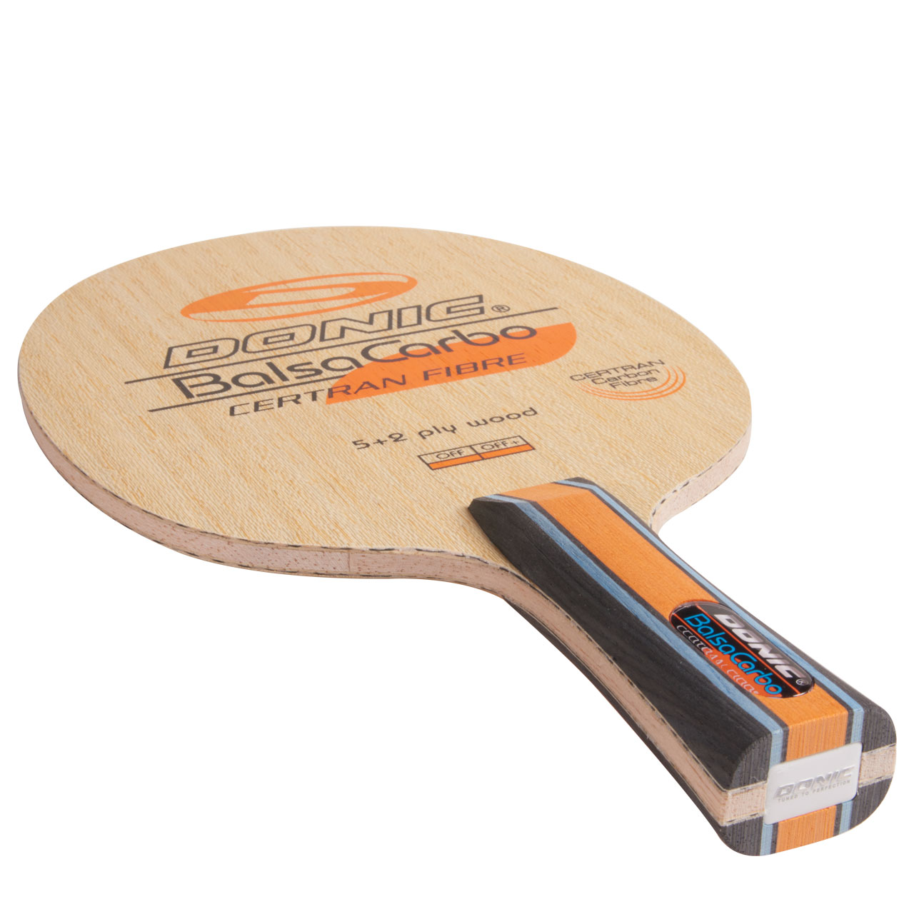 Tischtennis Holz DONIC Balsa Carbo Certran Fibre Griff