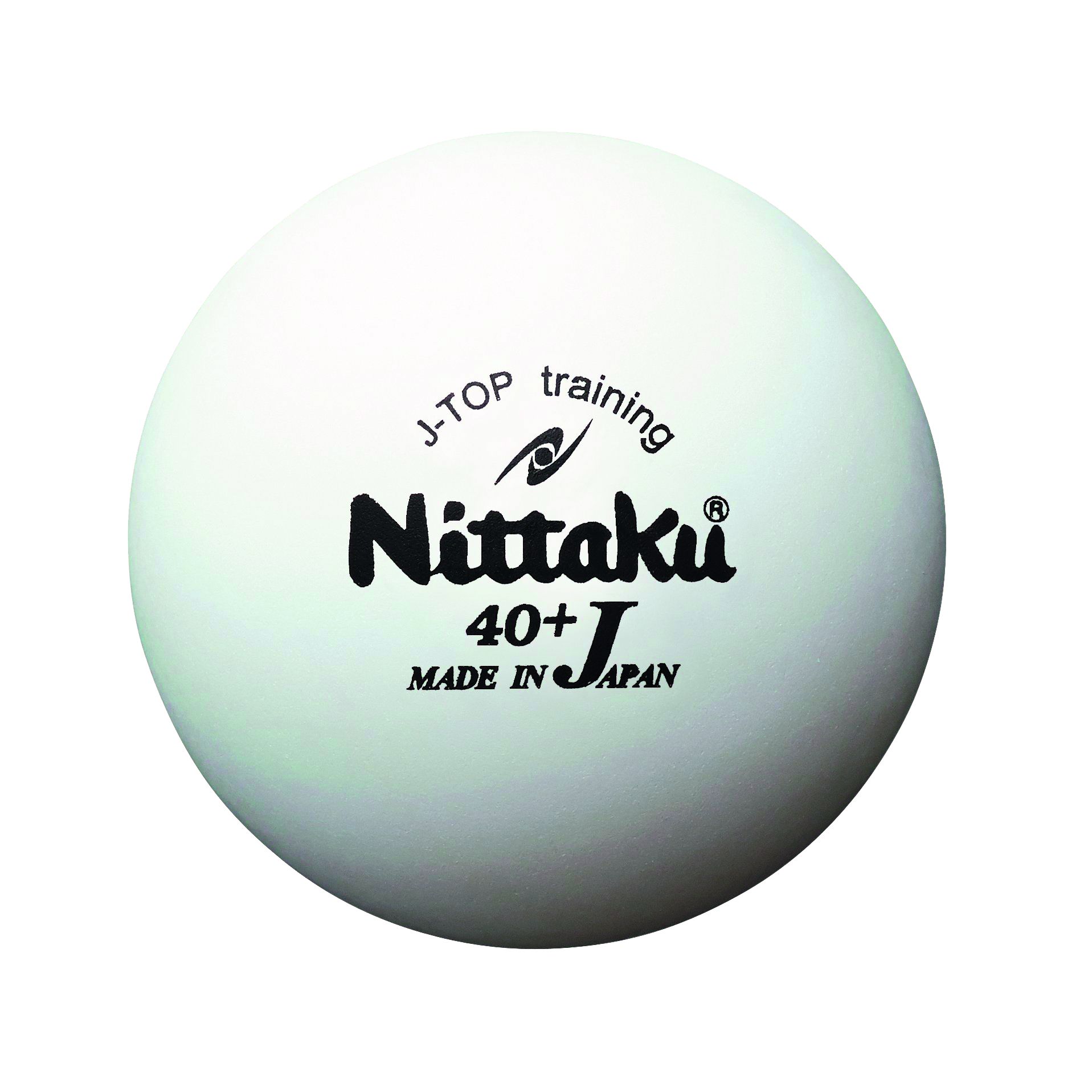 Tischtennis Trainingsball Nittaku J-Top 40+ weiß