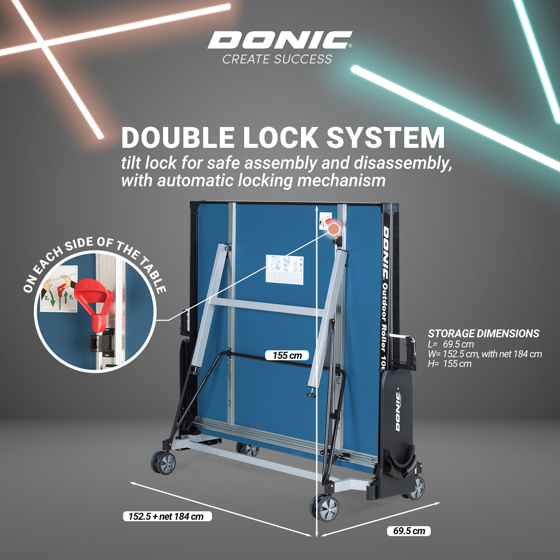 DONIC Outdoor ROLLER 1000