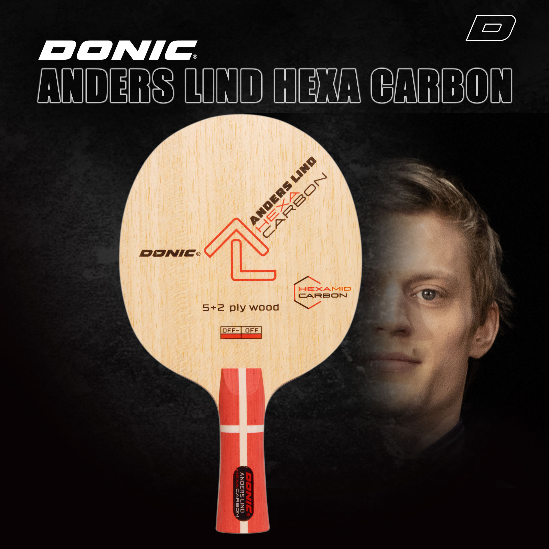 DONIC ANDERS LIND HEXA CARBON