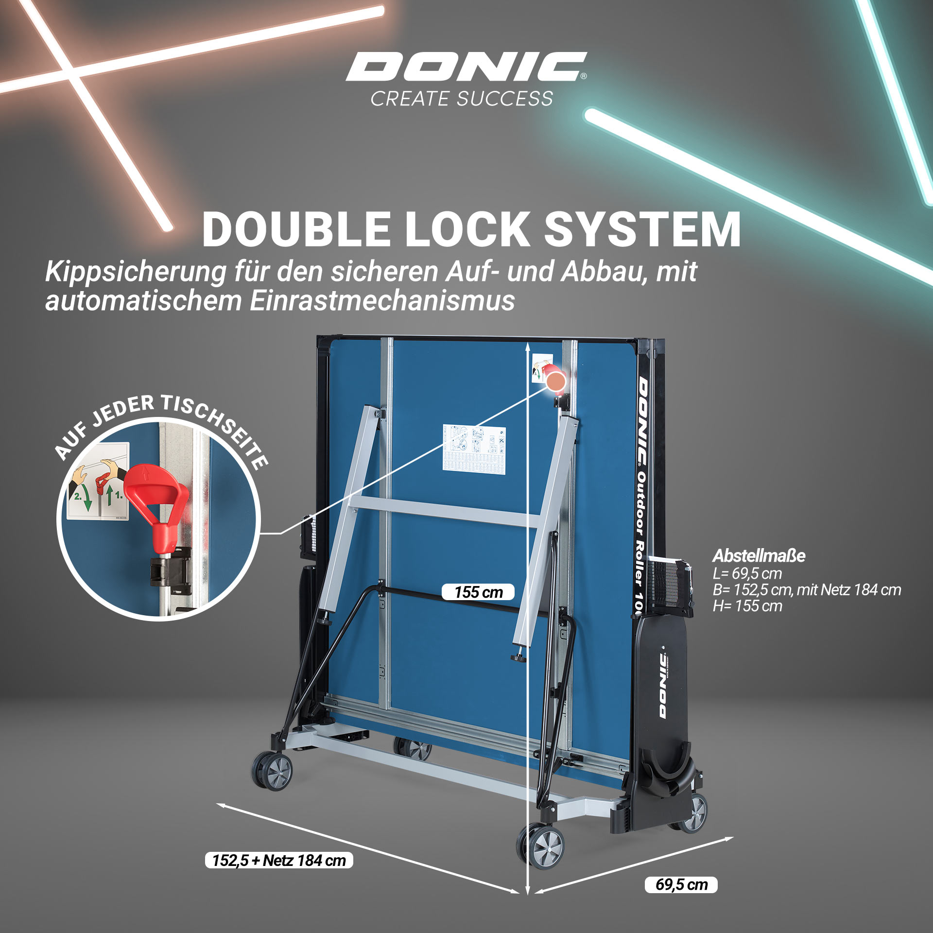 DONIC OUTDOOR ROLLER 1000