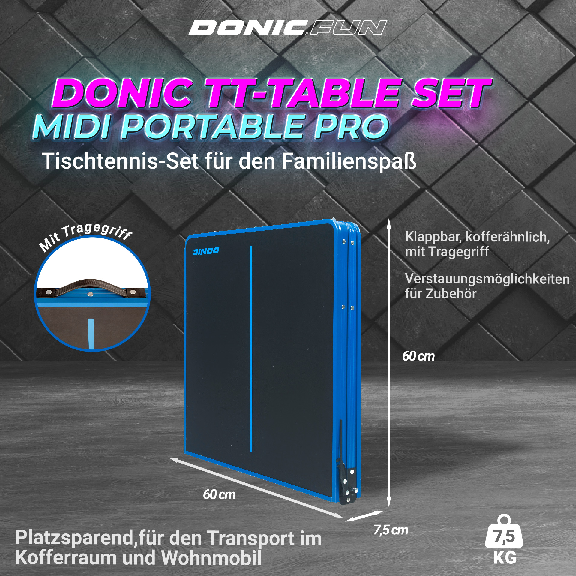 DONIC TT-SET MIDI PORTABLE PRO