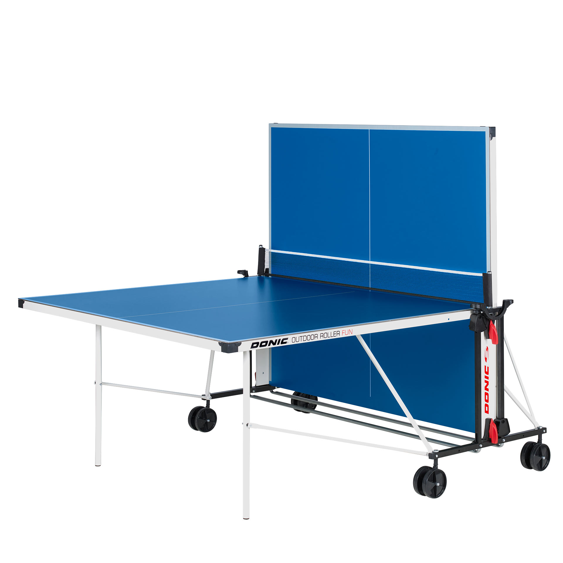 DONIC table de ping-pong de loisir, Outdoor Roller Fun, bleue